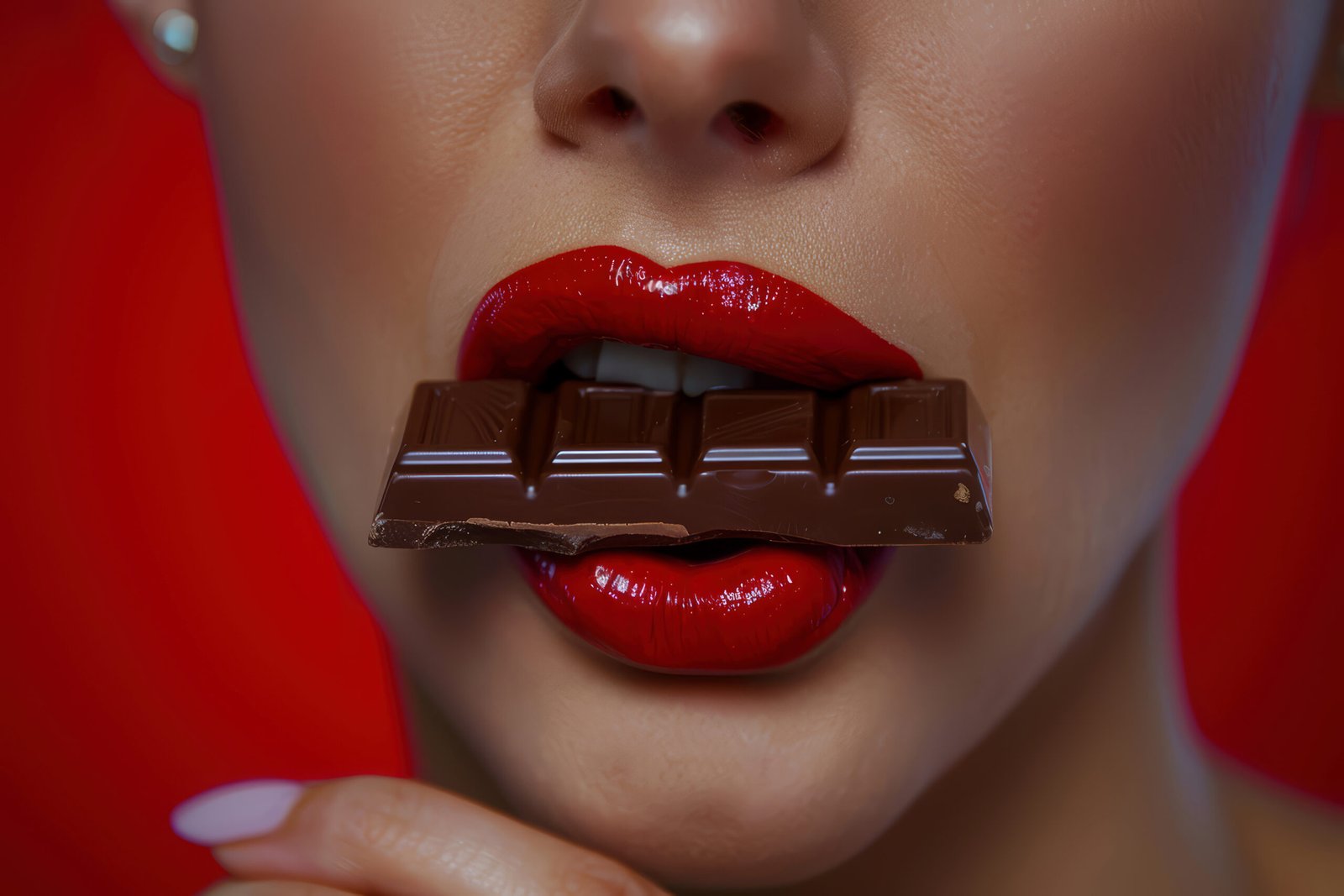 ritratto-primo-piano-di-una-donna-che-mangia-una-barretta-di-cioccolato